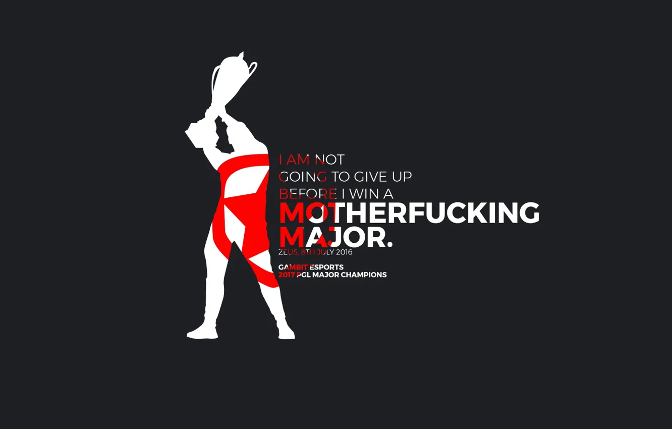 Фото обои csgo, Zeus, Gambit, Major Krakow 2017