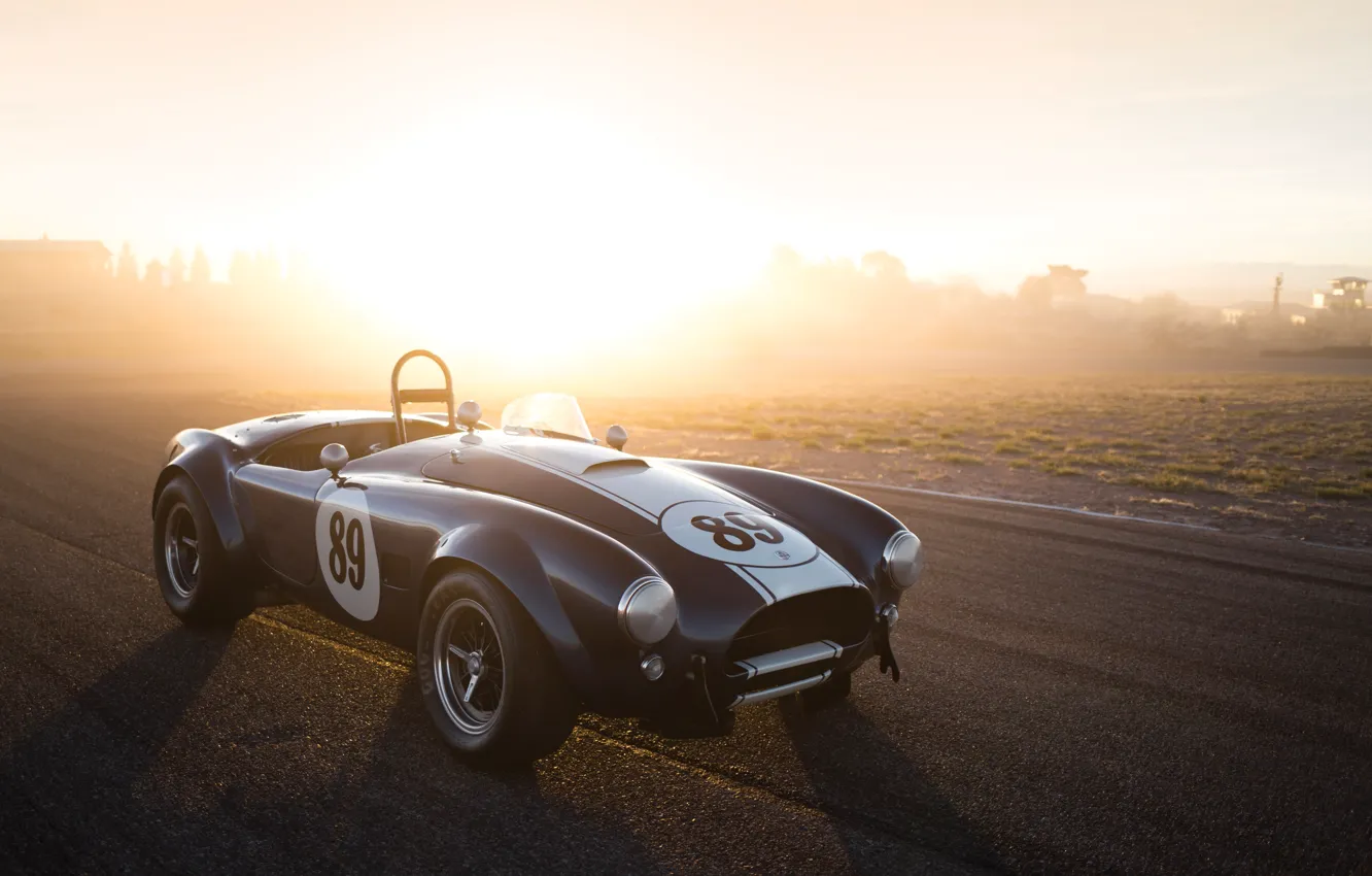 Фото обои car, Shelby, sun, Cobra, Shelby Cobra 289