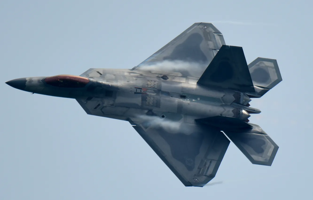 Фото обои малозаметный, ВВС США, многоцелевой истребитель пятого поколения, Lockheed/Boeing F-22 Raptor