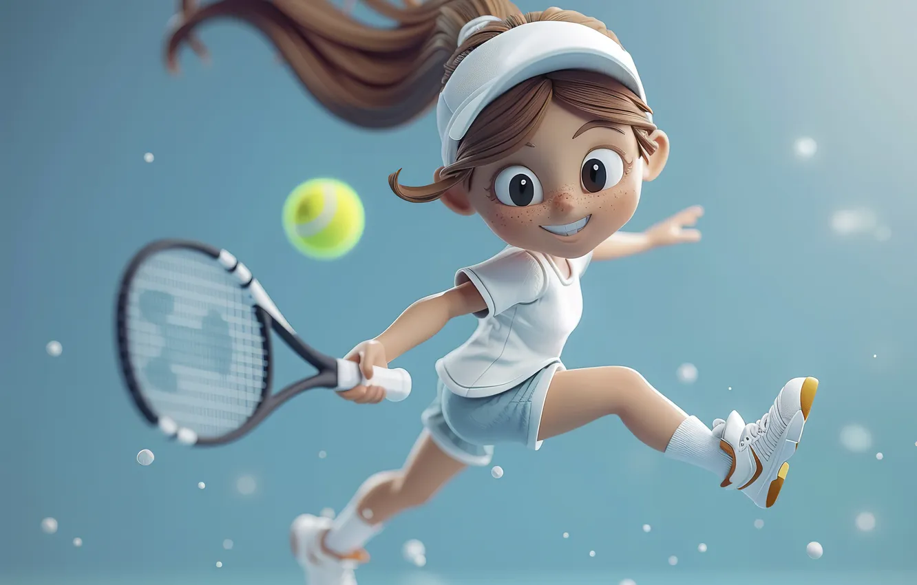 Фото обои art, tennis, sports