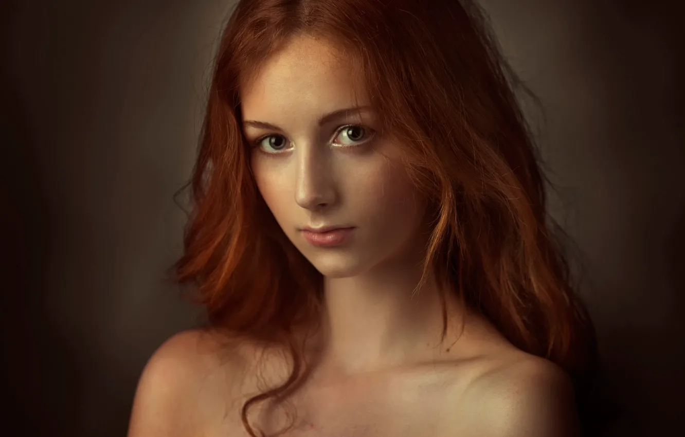 Фото обои взгляд, портрет, прелесть, рыжеволосая, Vika, Dmitrij Butvilovskij, Вика Ульяновская
