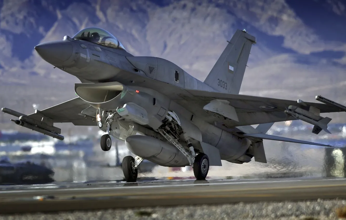 Фото обои авиация, обои, истребитель, америка, взлёт, F16 Falcon