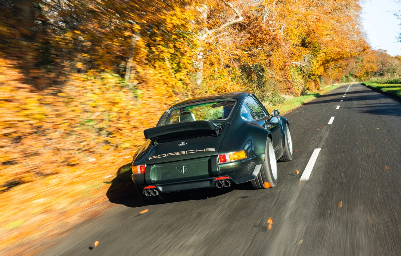 Фото обои 911, Porsche, road, 964, speed, Theon Design Porsche 911