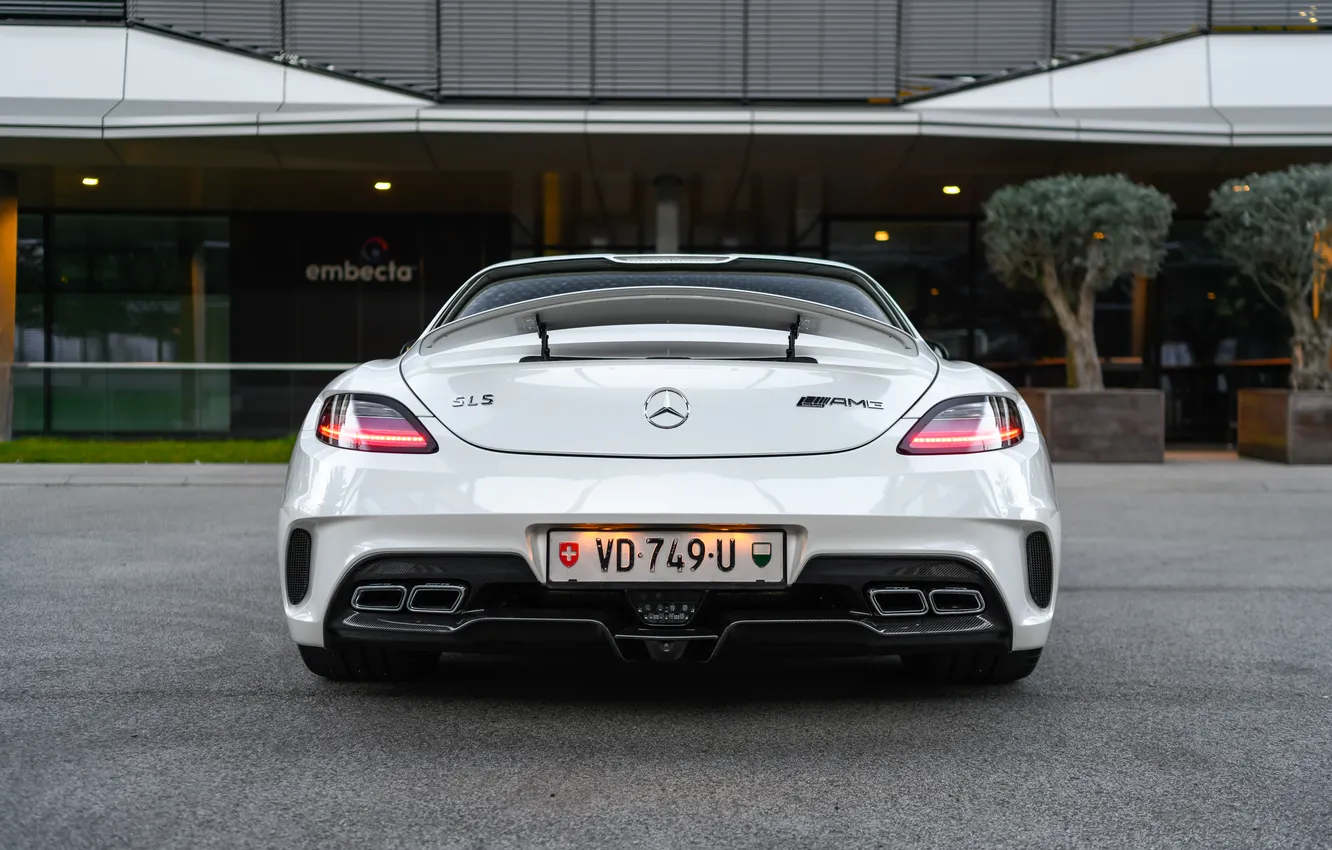 Фото обои Mercedes-Benz, Mercedes, AMG, SLS, 2013, Mercedes-Benz SLS AMG Black Series