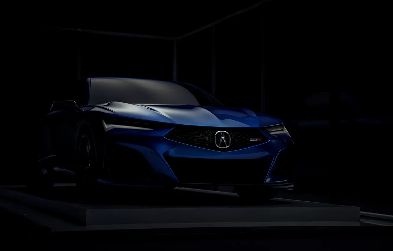 Фото обои седан, Acura, четырёхдверный, 2019, Type S Concept