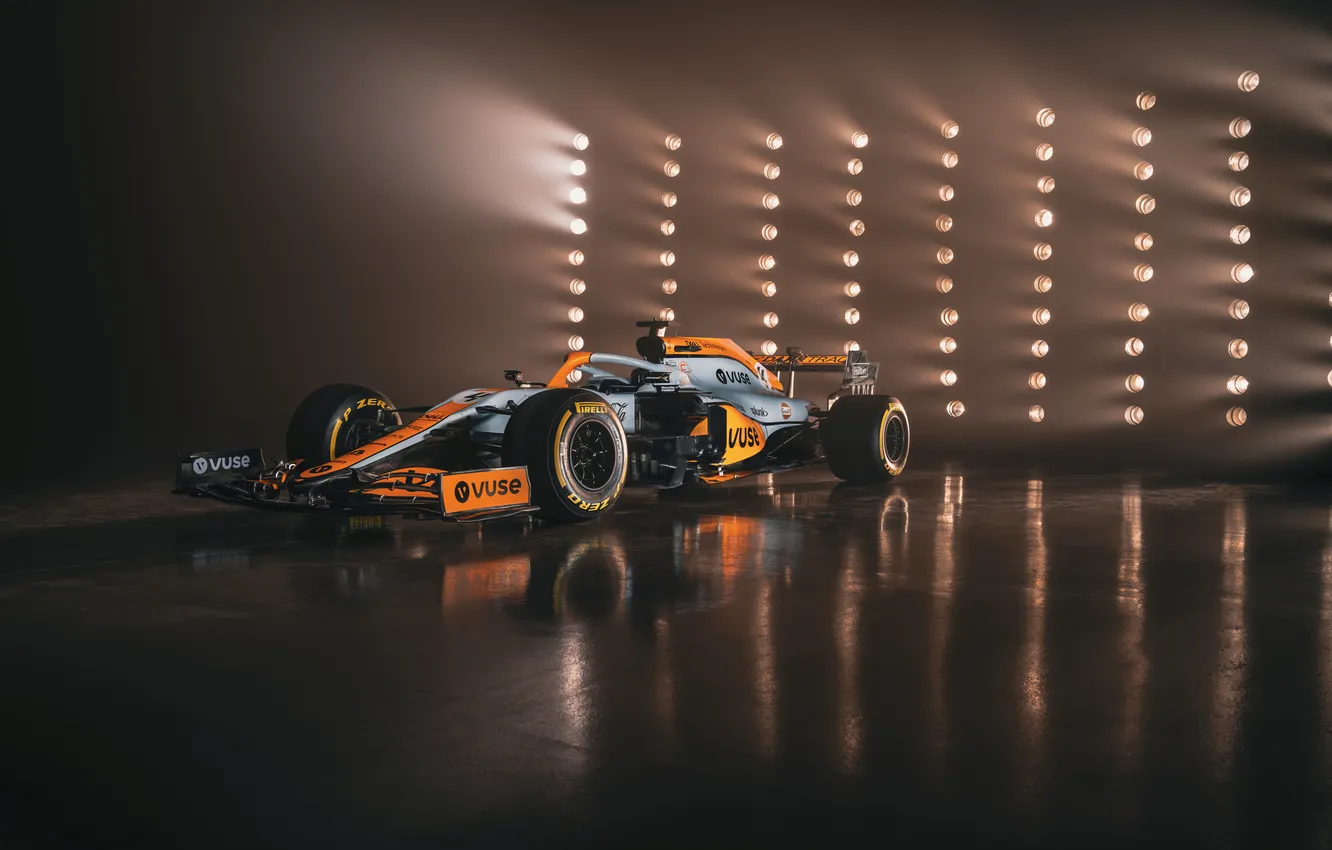 Фото обои McLaren, Formula 1, 2021, MCL35, bolide