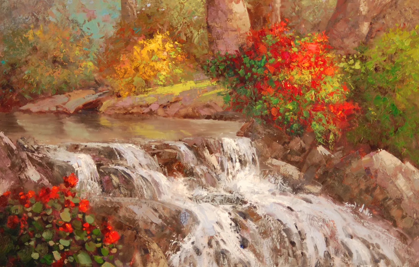 Фото обои арт, Sean Wallis, The Rush