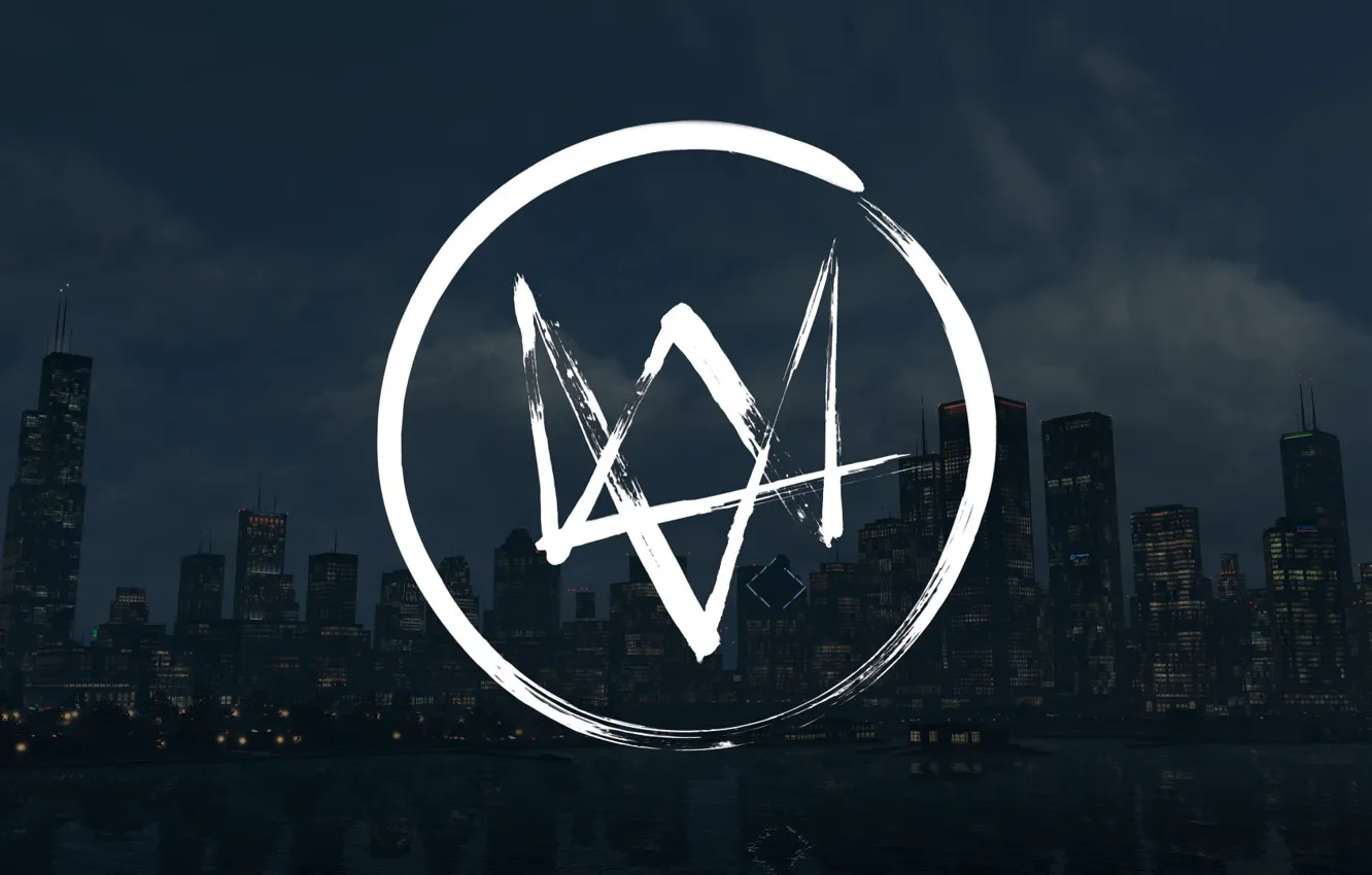 Фото обои Лого, Watch Dogs, Aiden Pierce, Эйден Пирс, Сторожевые Псы