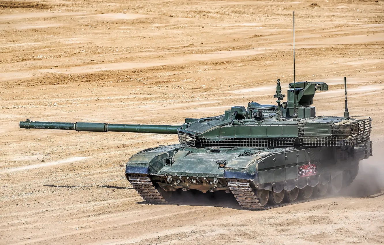 Фото обои танк, полигон, модернизированный, Forum «ARMY 2018», T-90M