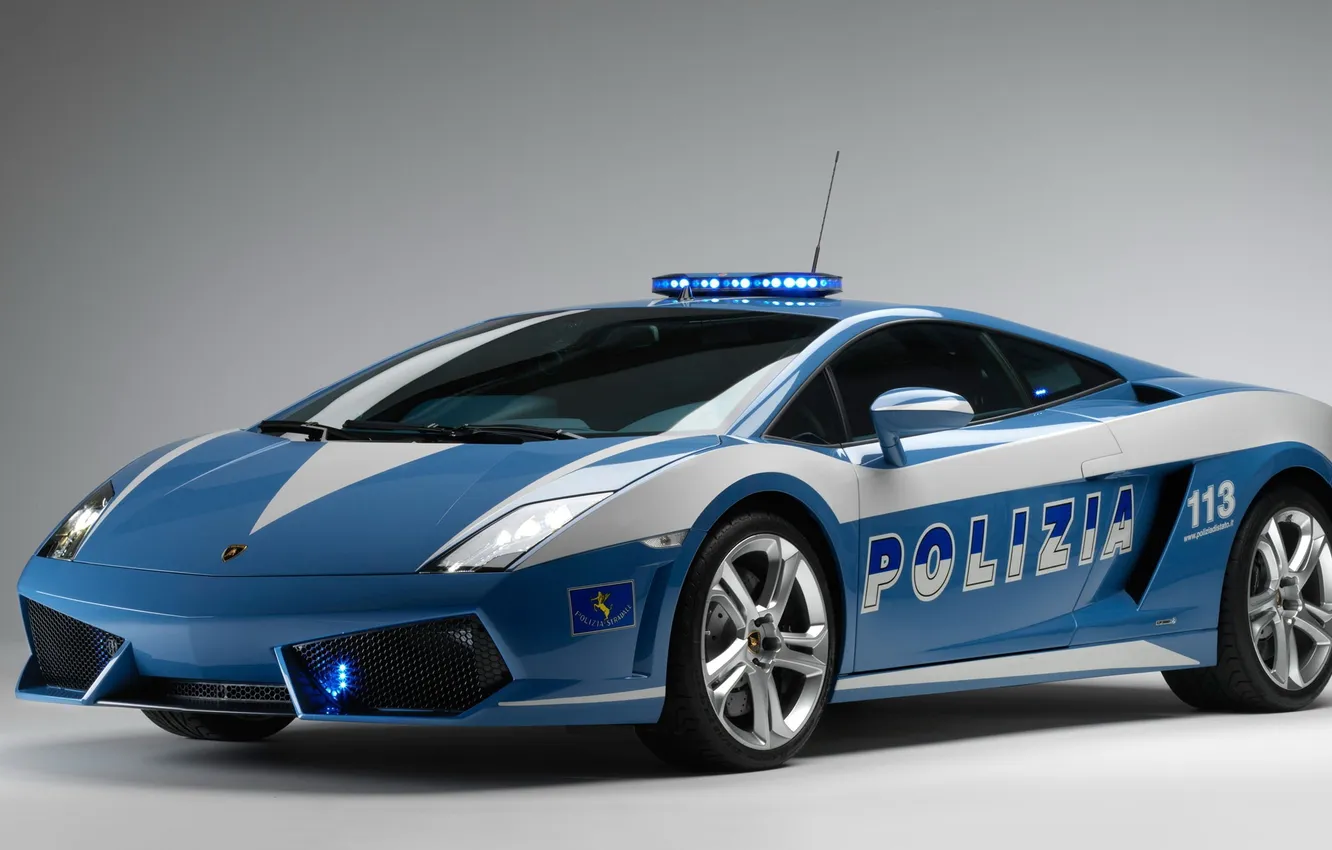 Фото обои Lamborghini, Gallardo, Police, Polizia