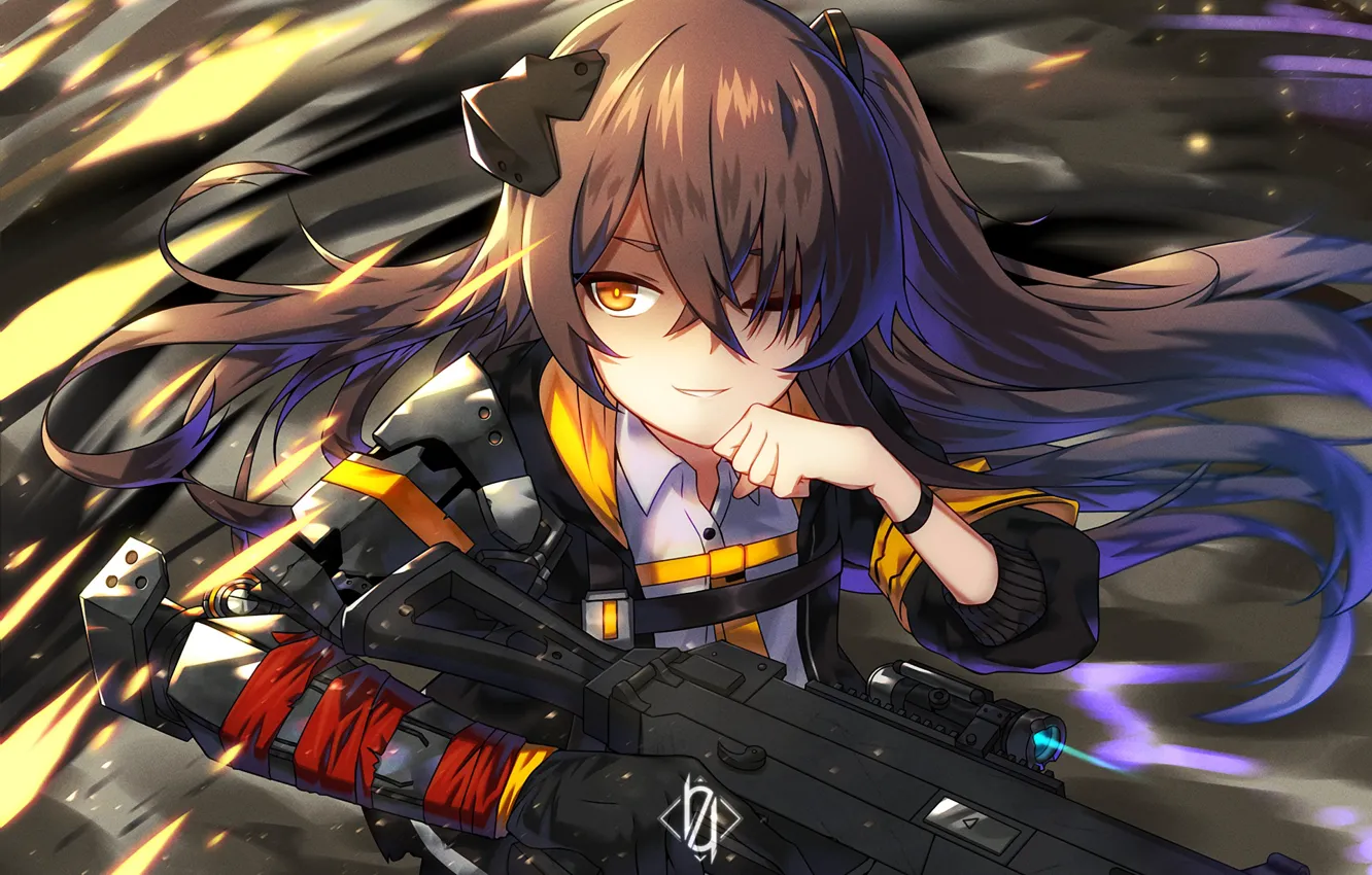 Фото обои взгляд, девушка, Girls Frontline, Девушки фронта