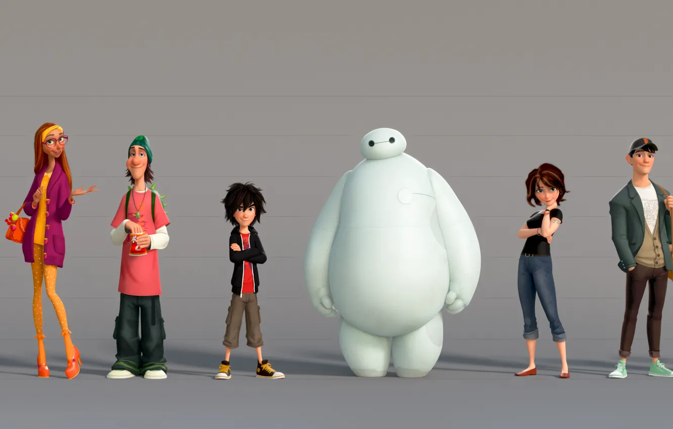 Город героев какого года. Город героев / big Hero 6. Город героев мультфильм 2014. Рост персонажей город героев. Город героев 3 мультфильм.