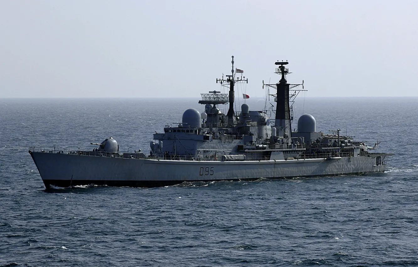 Фото обои море, поход, вмс, hms manchester
