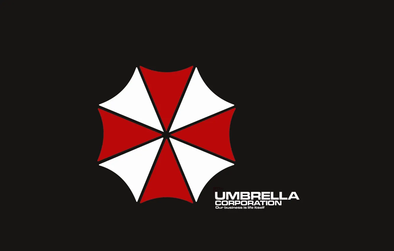 Фото обои logo, game, Resident Evil, Umbrella, Biohazard, Umbrella Corp., japonese, Umbrella Co.