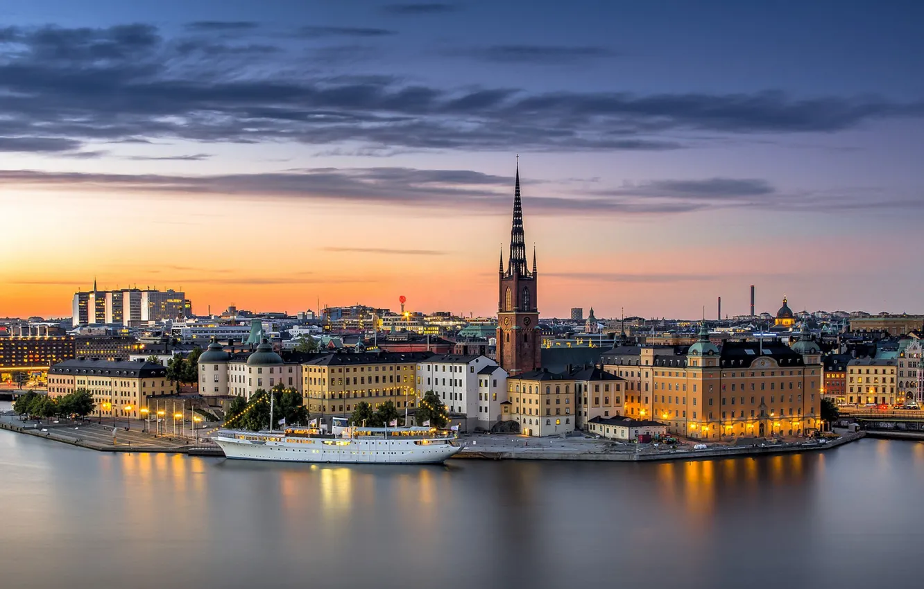 Фото обои Стокгольм, Швеция, Sweden, Old Town, Stockholm
