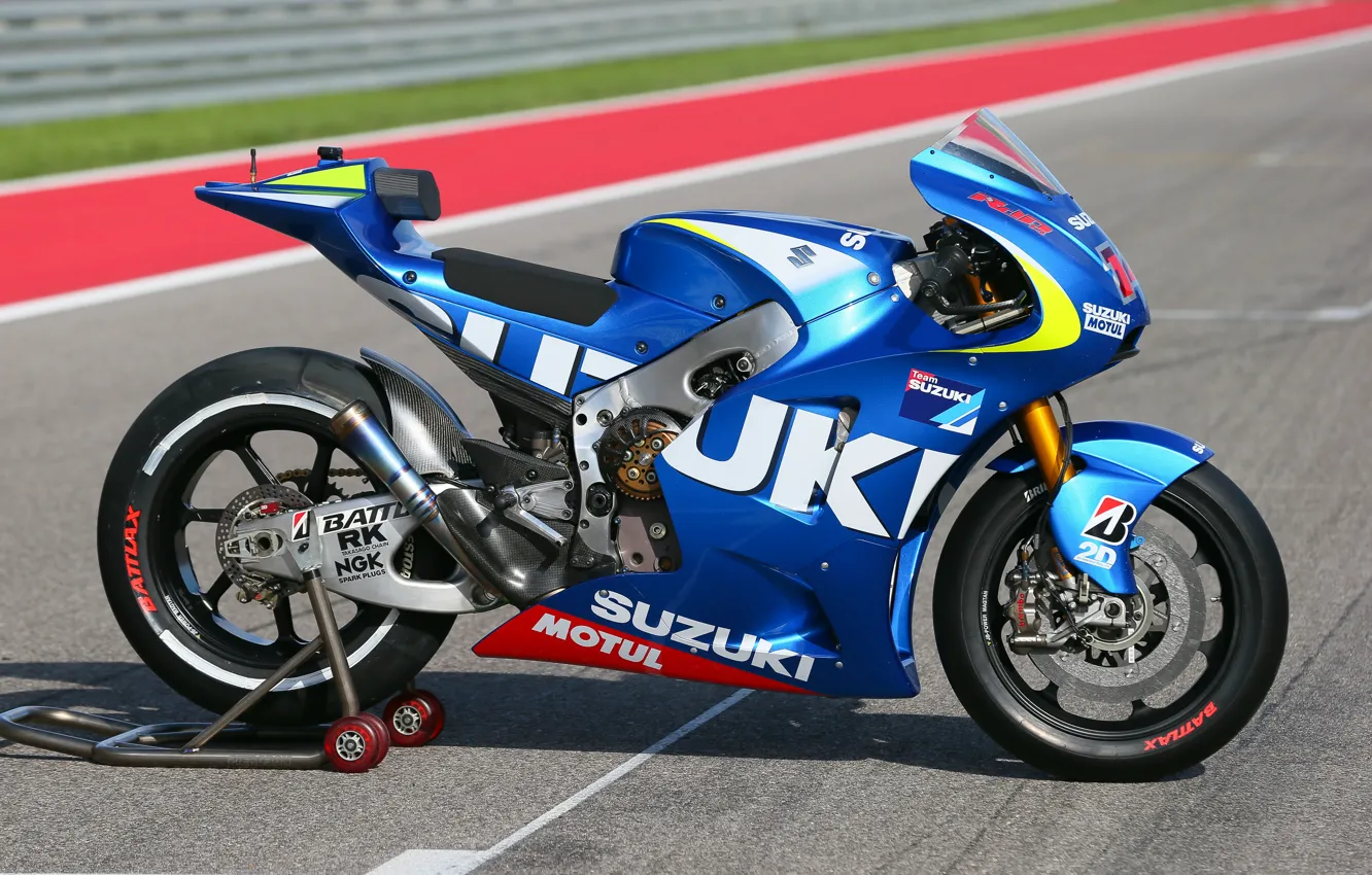 Фото обои Prototype, Suzuki, MotoGP, 2014, GSX-RR