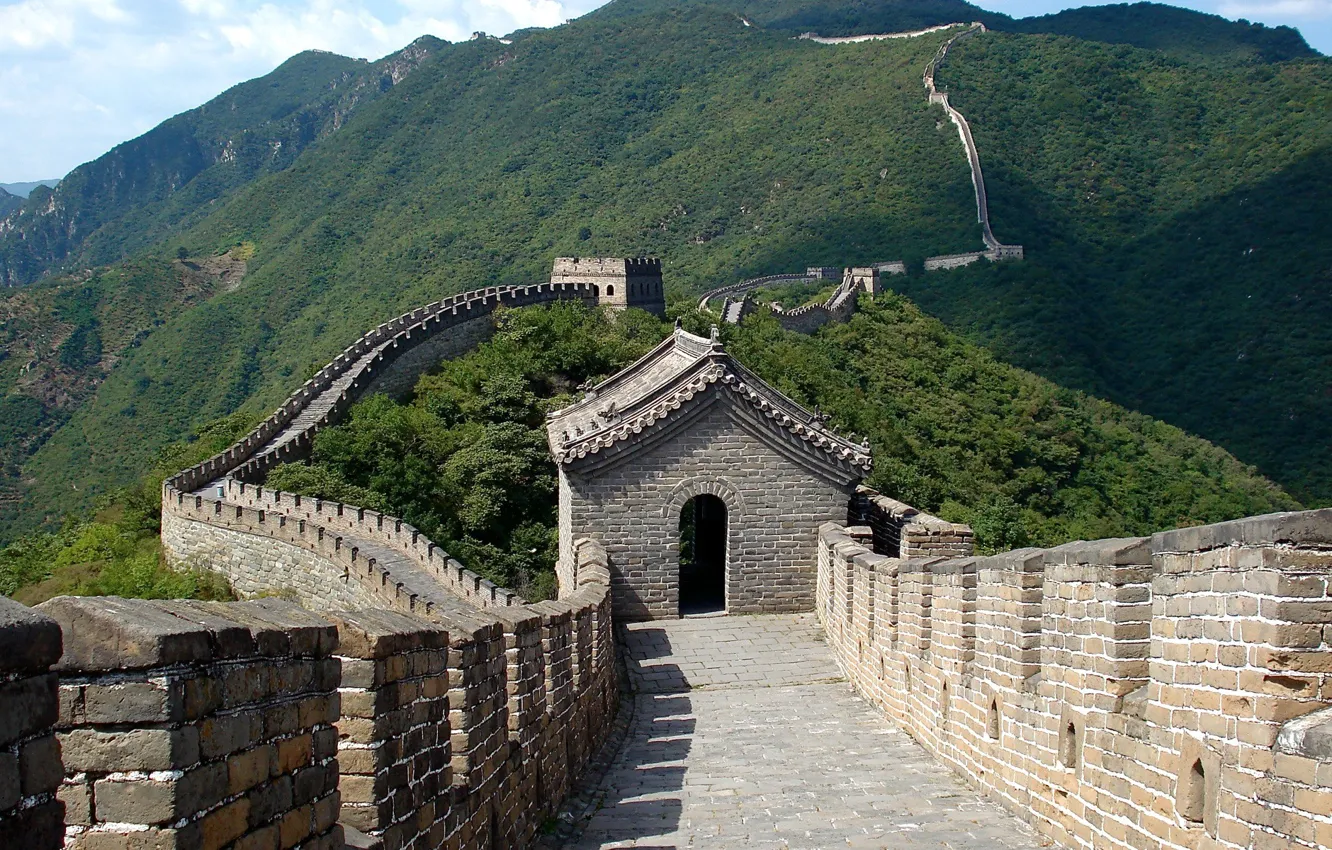 Фото обои Стена, Великая, Китайская