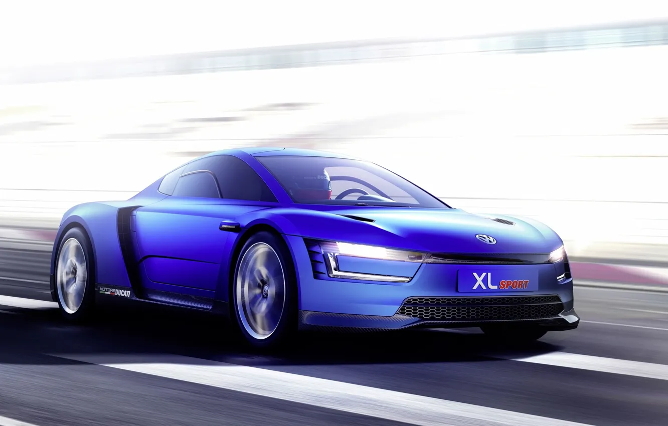 Фото обои Concept, Sport, 2014, Volkswagen XL