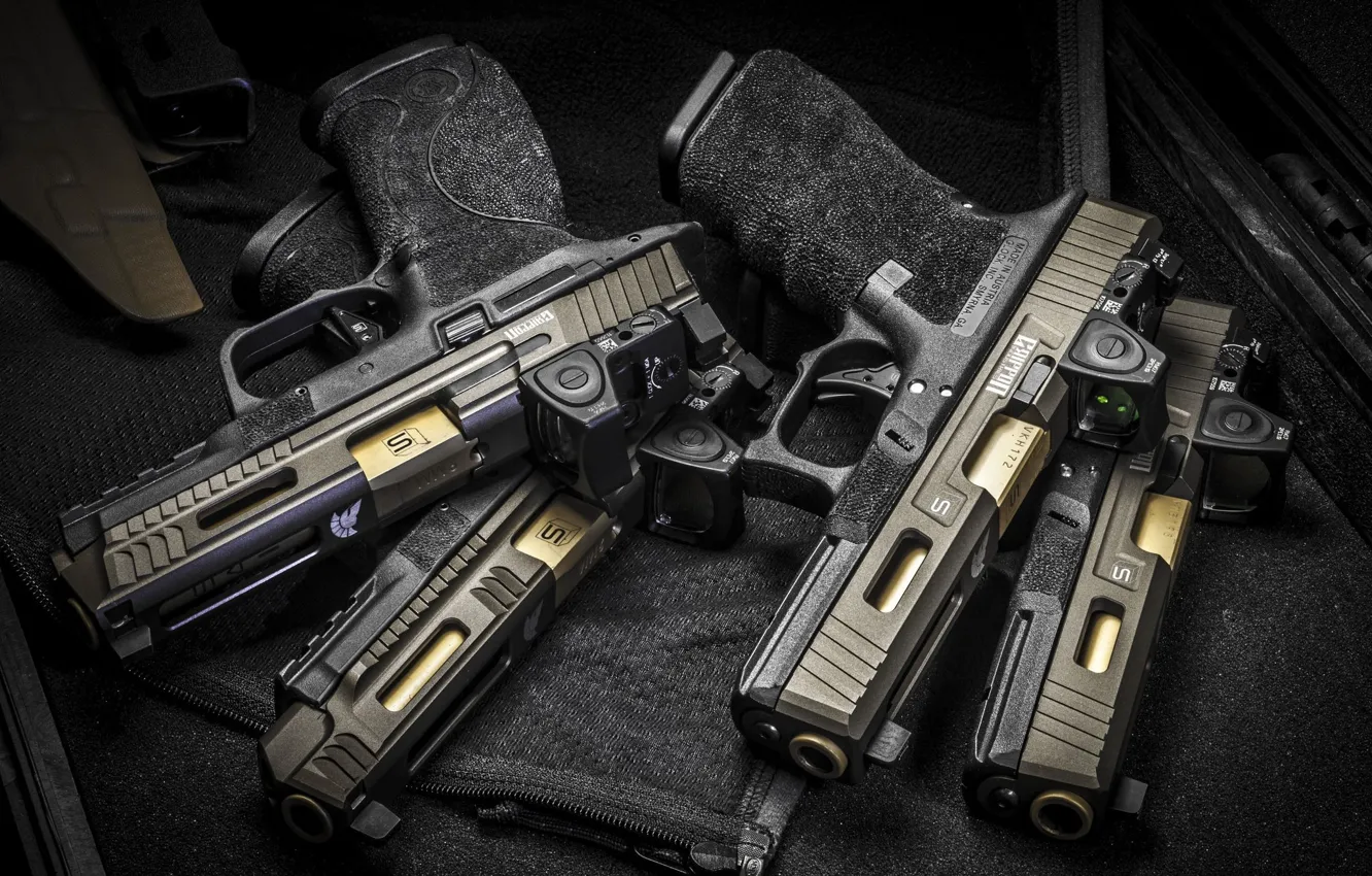 Фото обои оружие, пистолеты, Glock, SAI Griffon