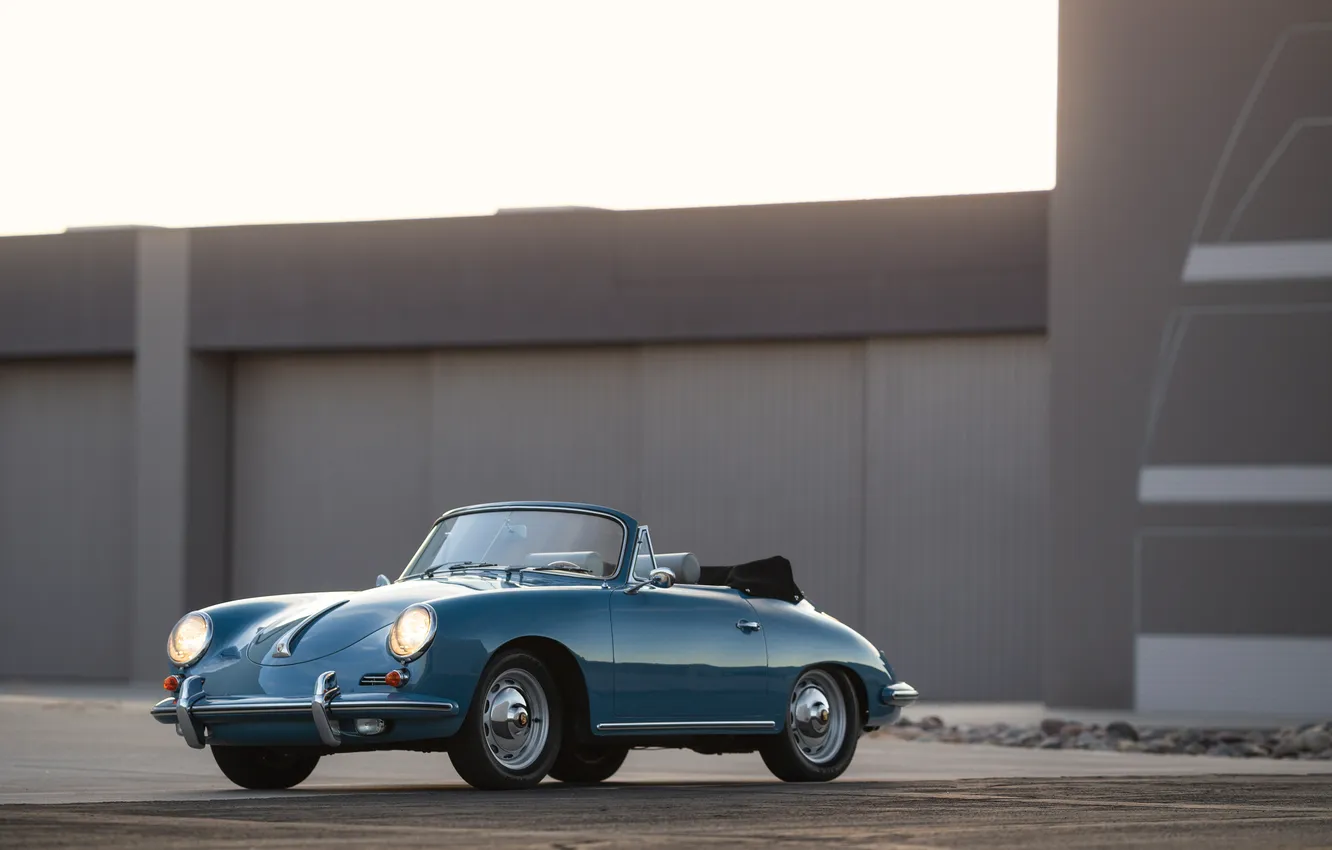 Фото обои Porsche, 356, 1961, Porsche 356B 1600 Super Cabriolet