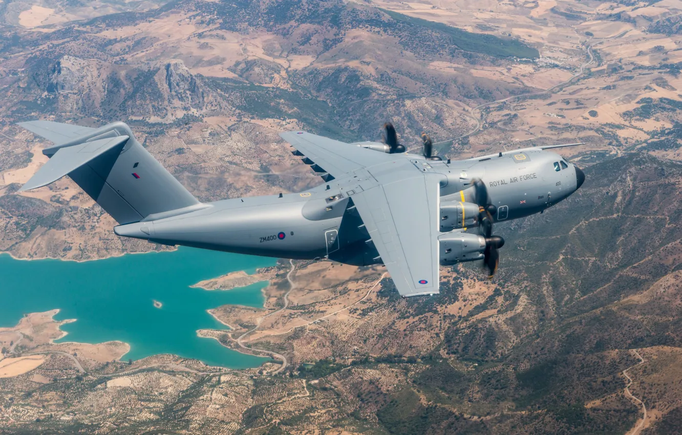 Фото обои RAF, Королевские ВВС, A400М, Airbus A400M Atlas, Airbus Military