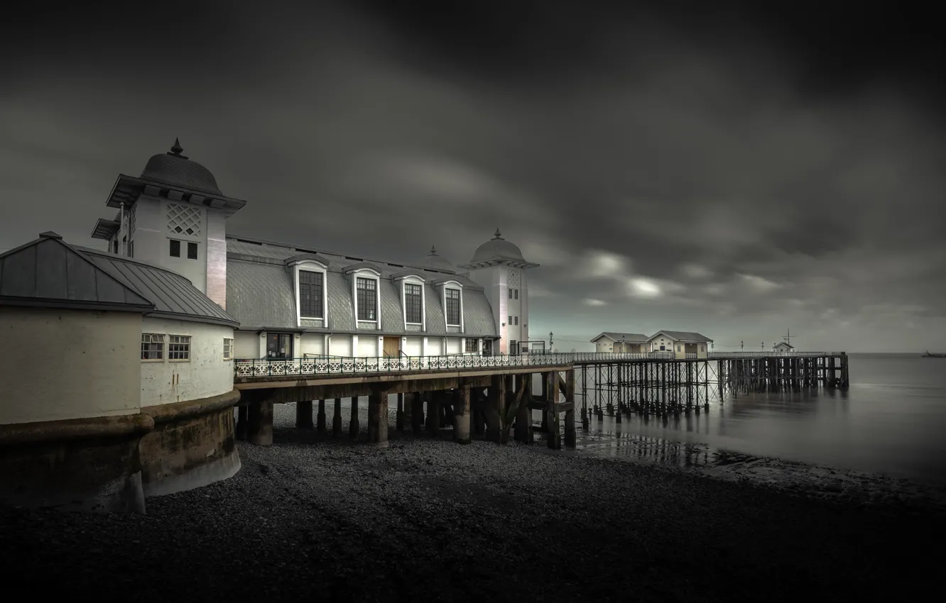 Фото обои берег, Wales, Penarth