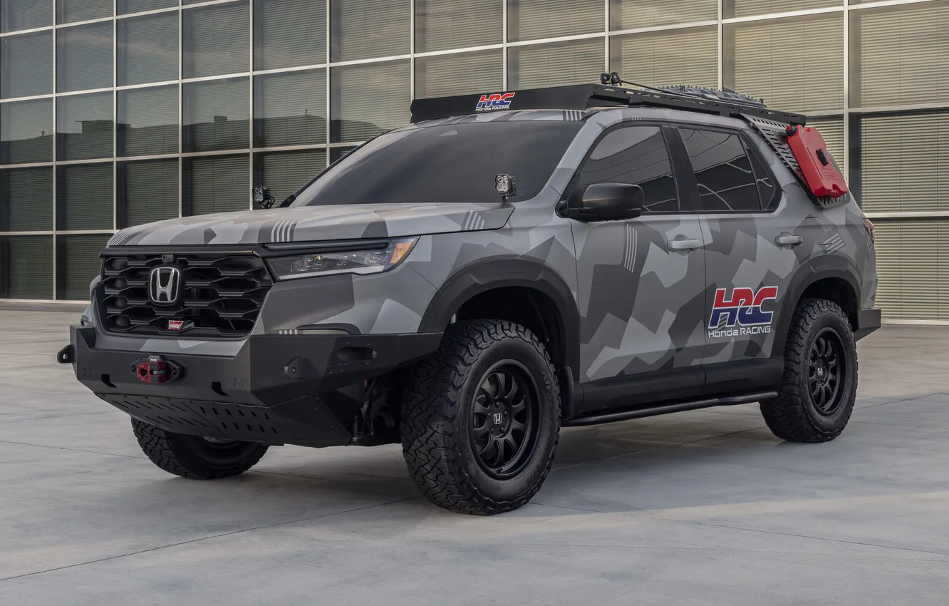 Фото обои Honda, 4x4, SEMA, Honda Pilot, SEMA 2024, Honda Pilot HRC Prototype