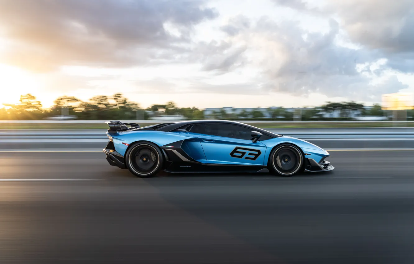 Фото обои Lamborghini, Aventador, SVJ