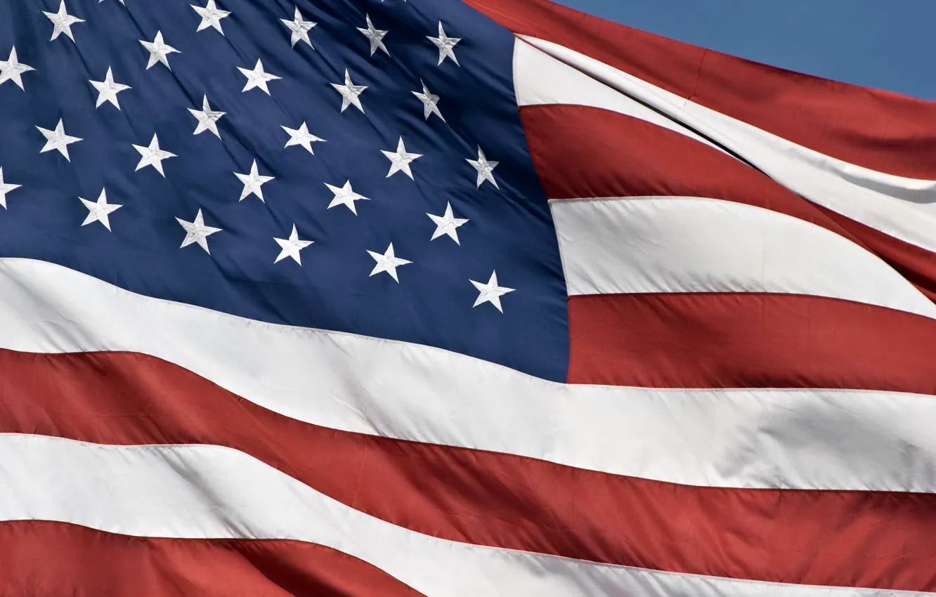 Фото обои colors, United States, flag, waving