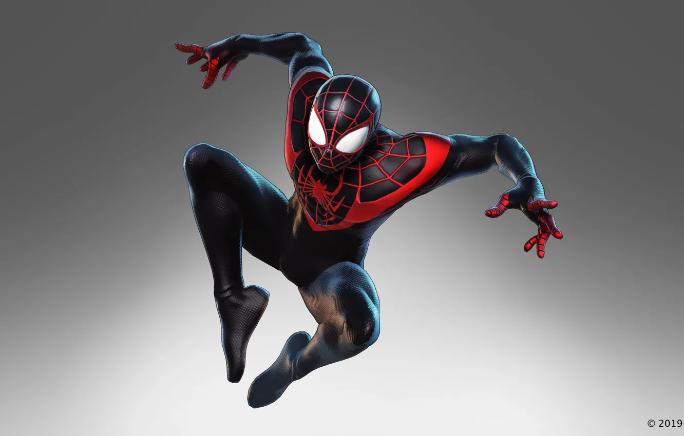 Фото обои Spider-Man, Miles Morales, the black order, marvel ultimate alliance 3