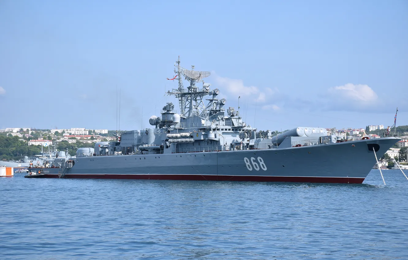 Фото обои корабль, севастополь, сторожевой, проект 1135м, пытливый