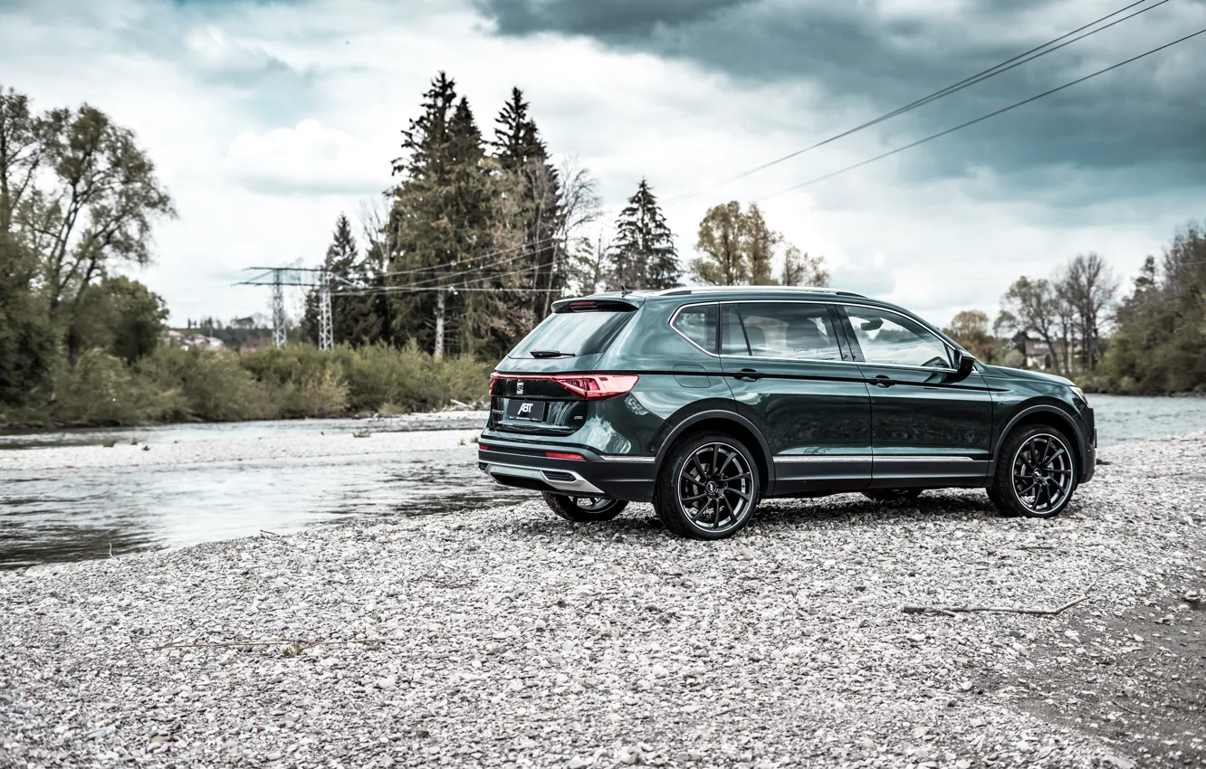 Фото обои вид сзади, кроссовер, ABT, Seat, 2019, Tarraco