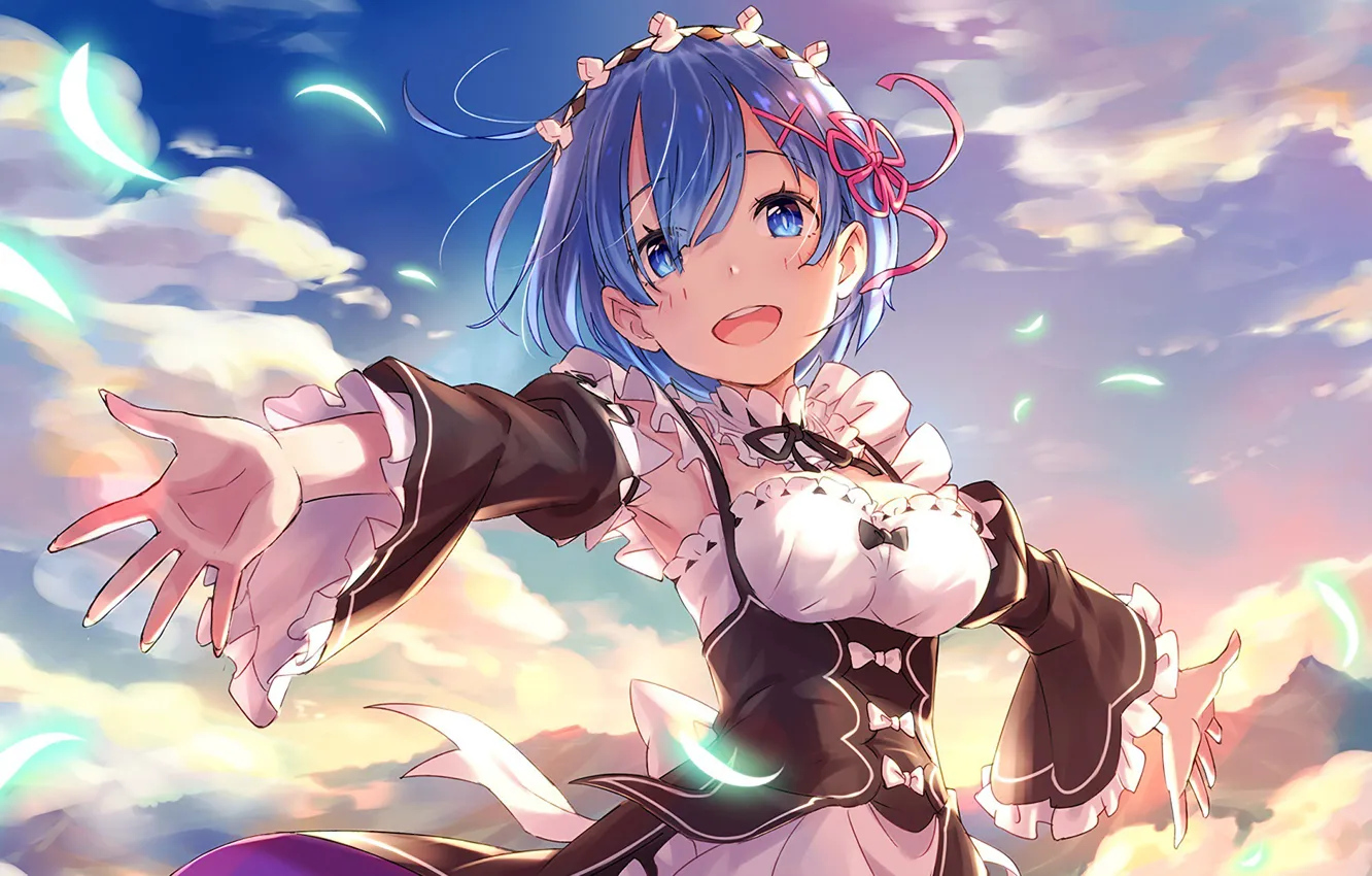 Фото обои аниме, арт, Re: Zero kara Hajimeru Isekai Seikatsu, Рем