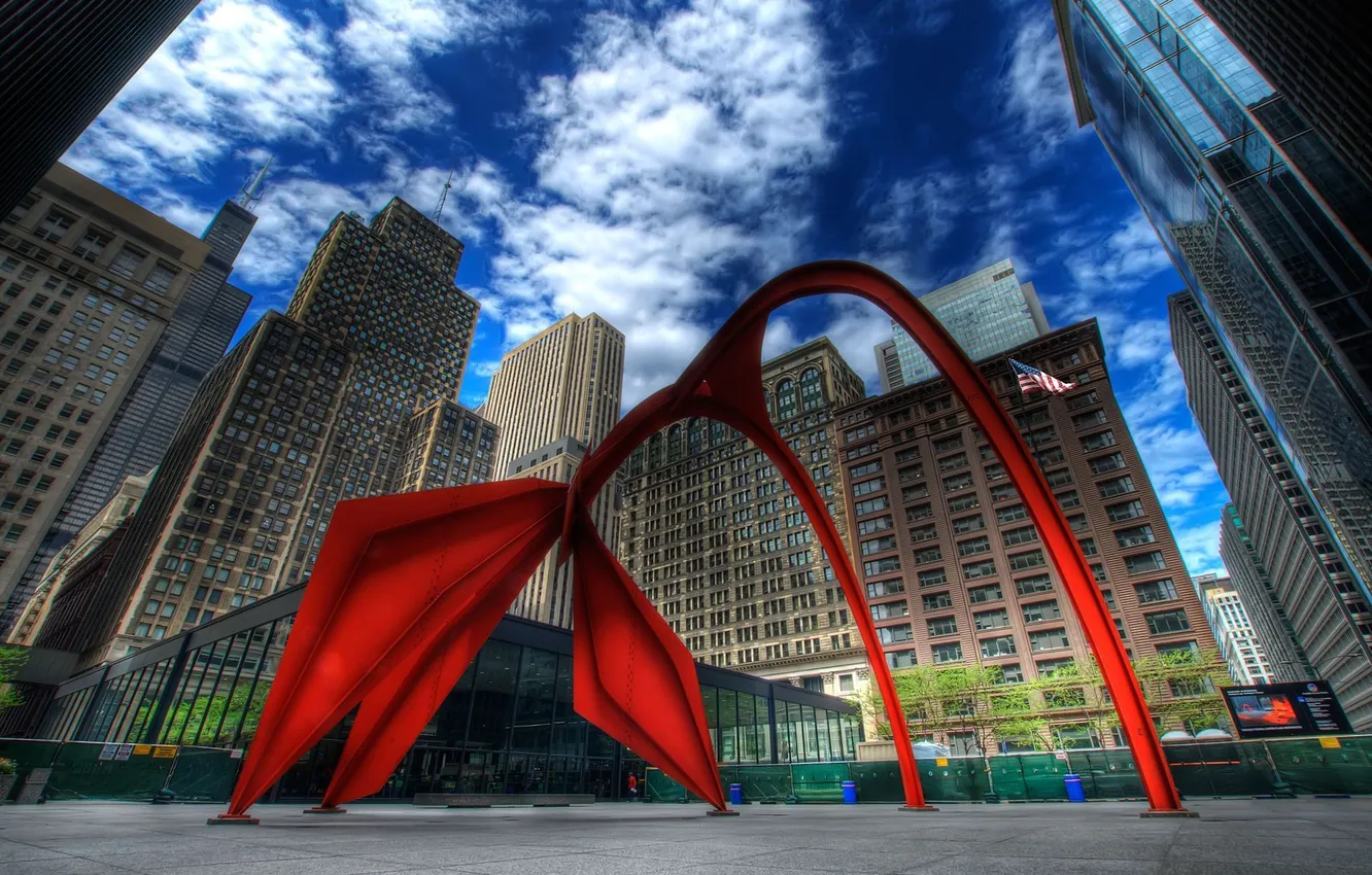 Фото обои здания, Чикаго, Chicago