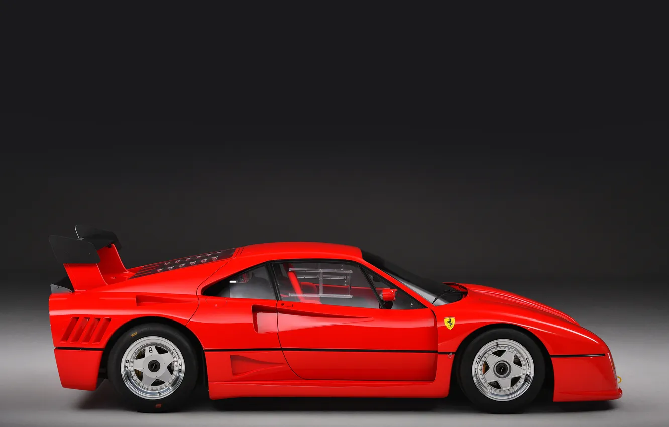 Фото обои Ferrari, суперкар, supercar, Evoluzione, 1988, единственный экземпляр, Ferrari GTO, the only instance