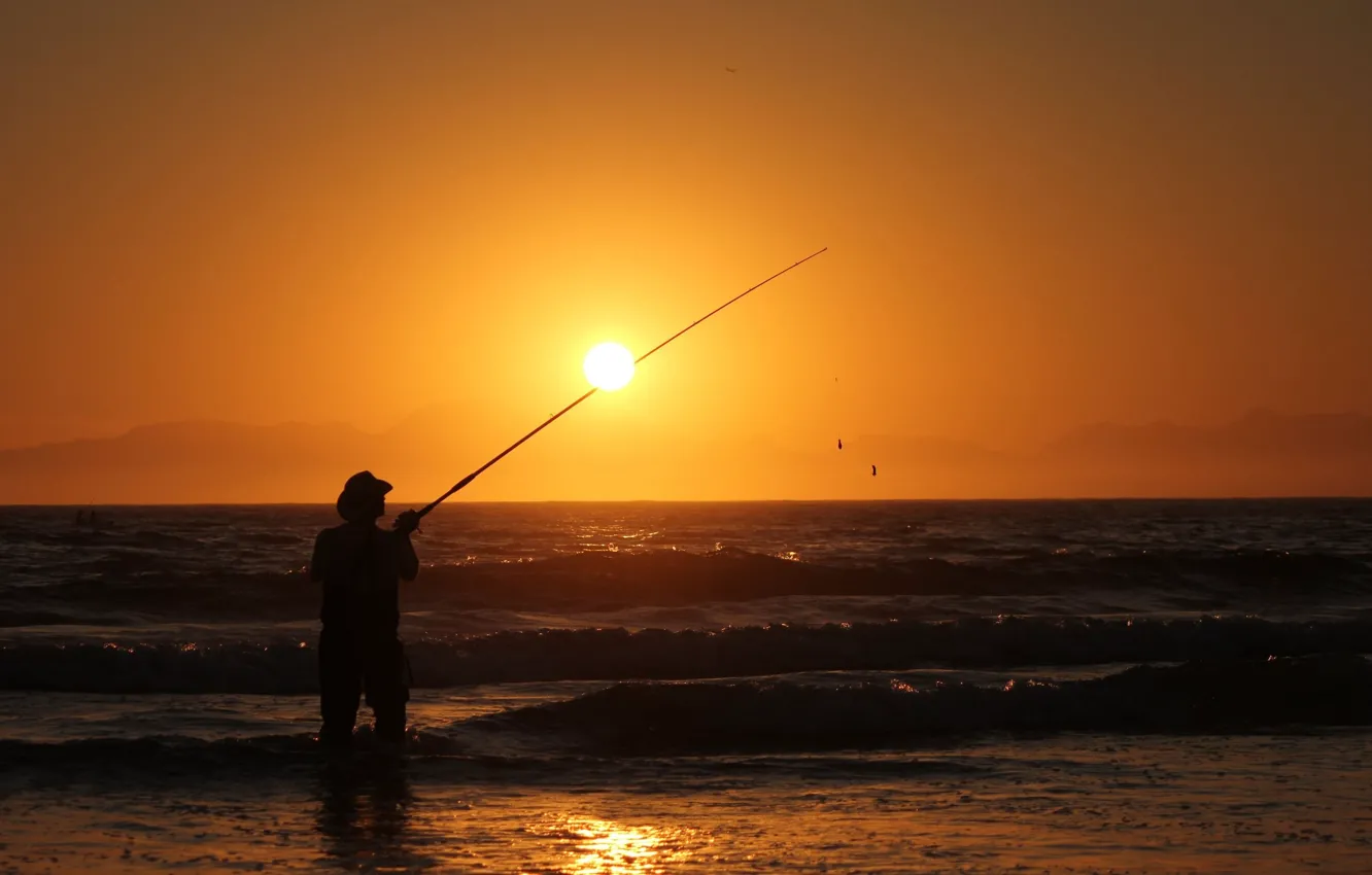 Фото обои waves, sport, beach, photography, sea, landscape, nature, sunset