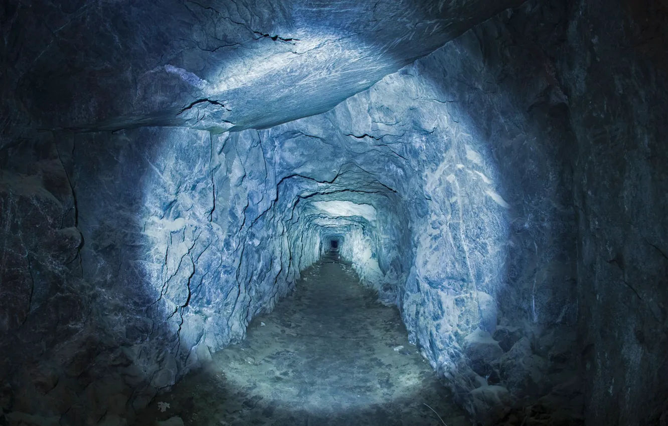 Фото обои свет, интерьер, туннель, Калифорния, США, национальный парк Йосемити