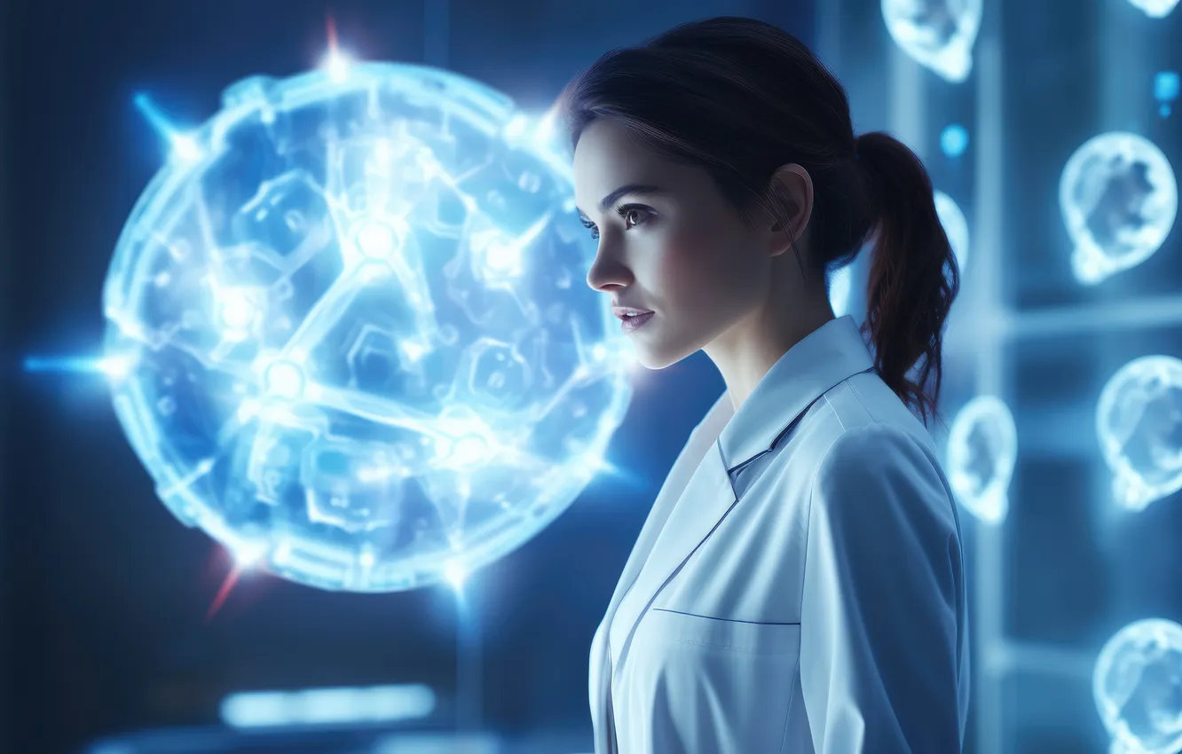 Фото обои concept, future, doctor