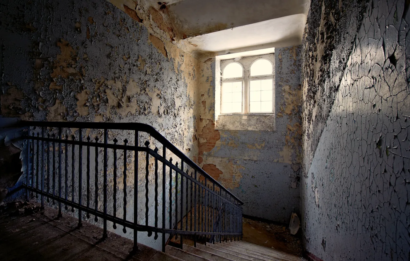 Фото обои фон, интерьер, лестница