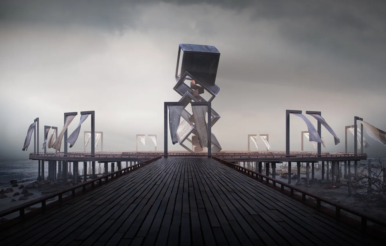 Фото обои сооружение, нагромождение, Northwind