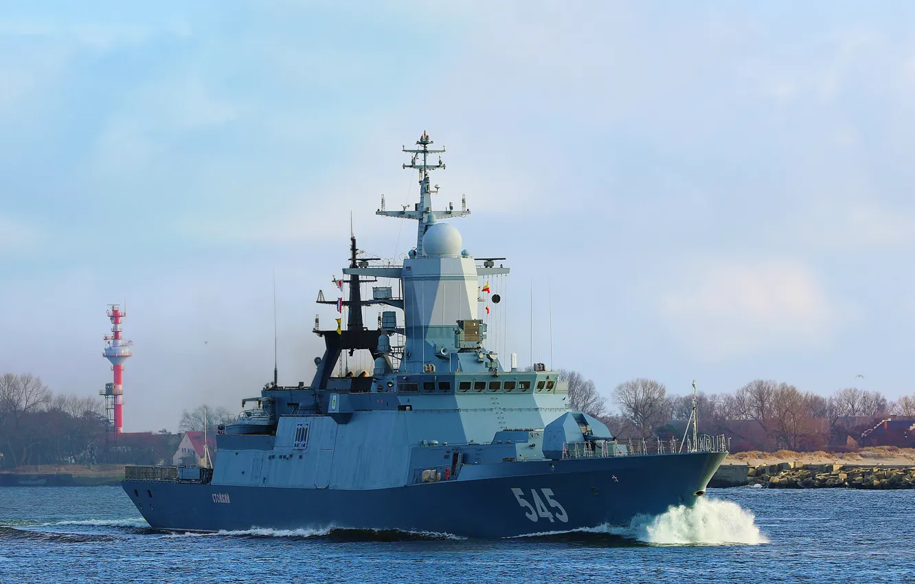 Фото обои корабль, корвет, Балтика, Стойкий, сторожевой