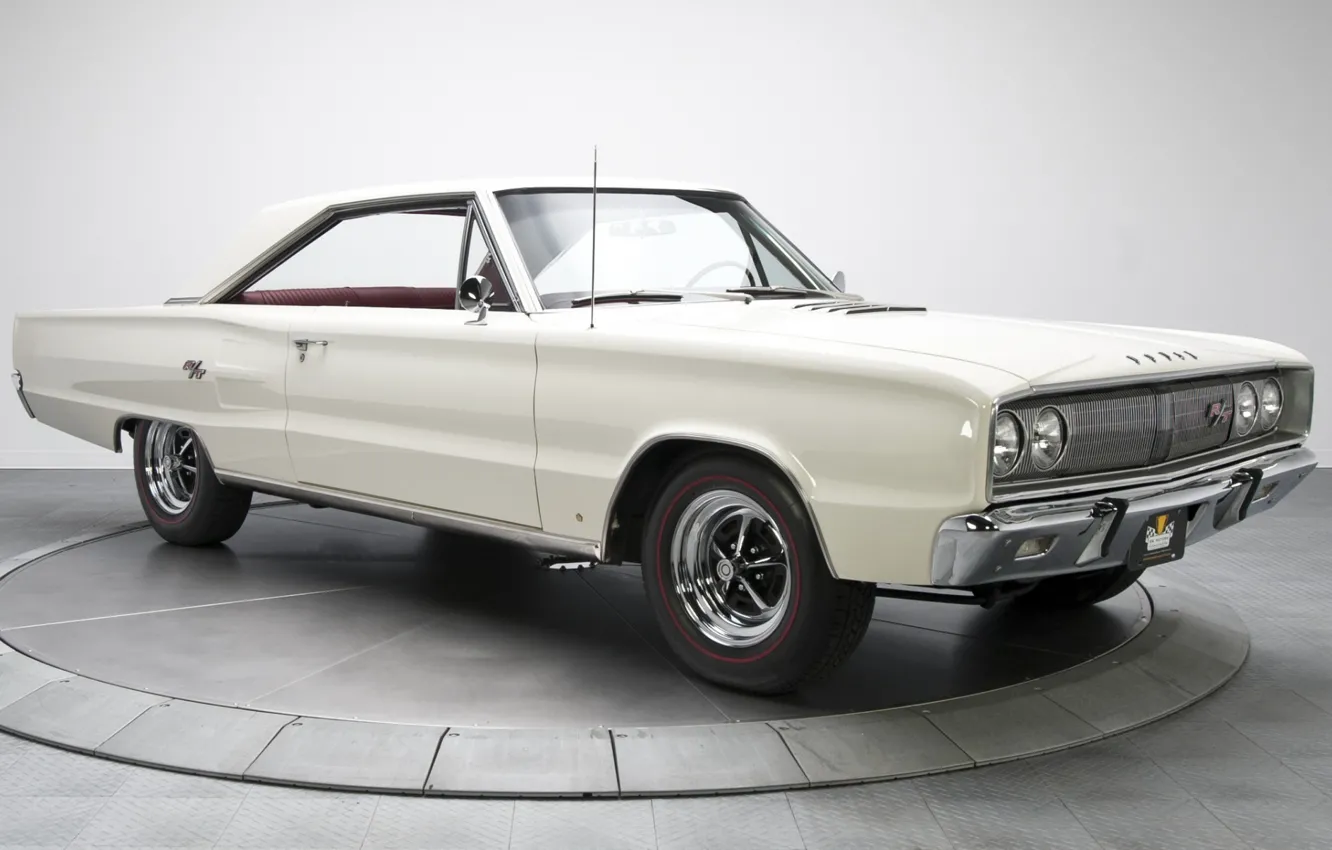 Фото обои 1967, White, Dodge Coronet, Muscle classic