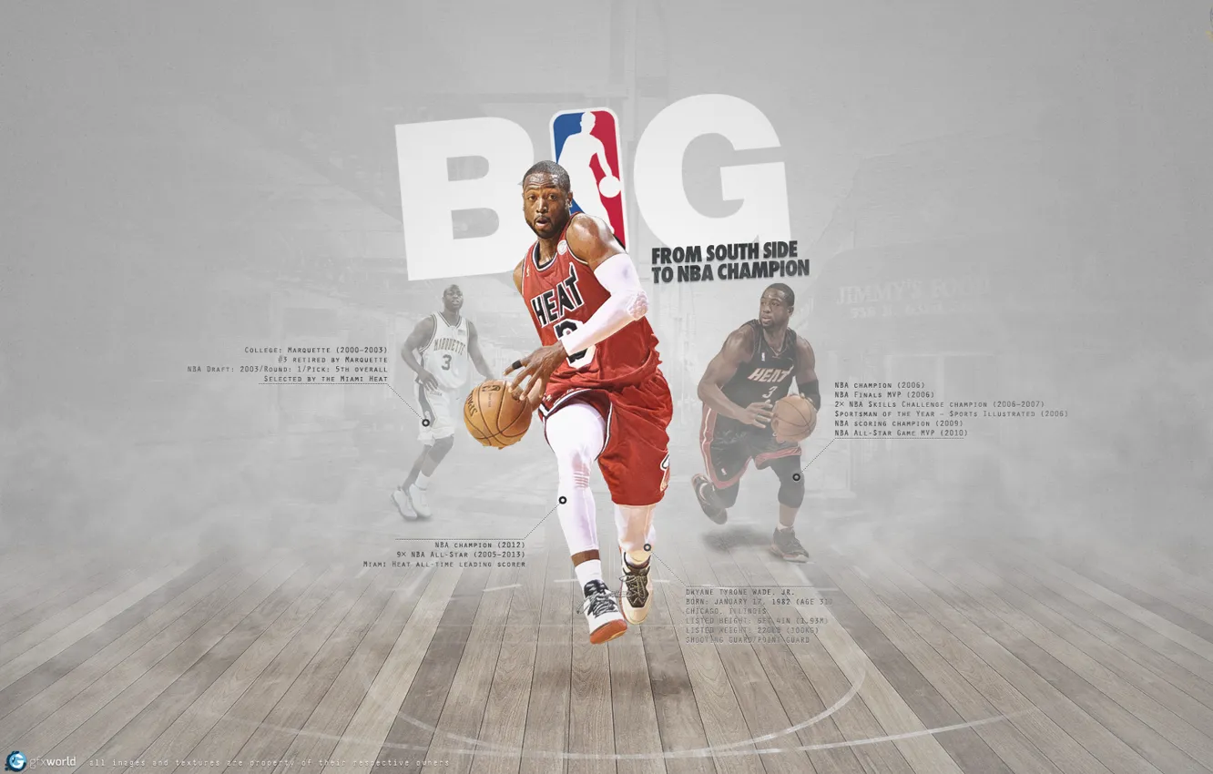 Фото обои Майами, Баскетбол, Miami, basketball, NBA, НБА, MVP, Miami Heat