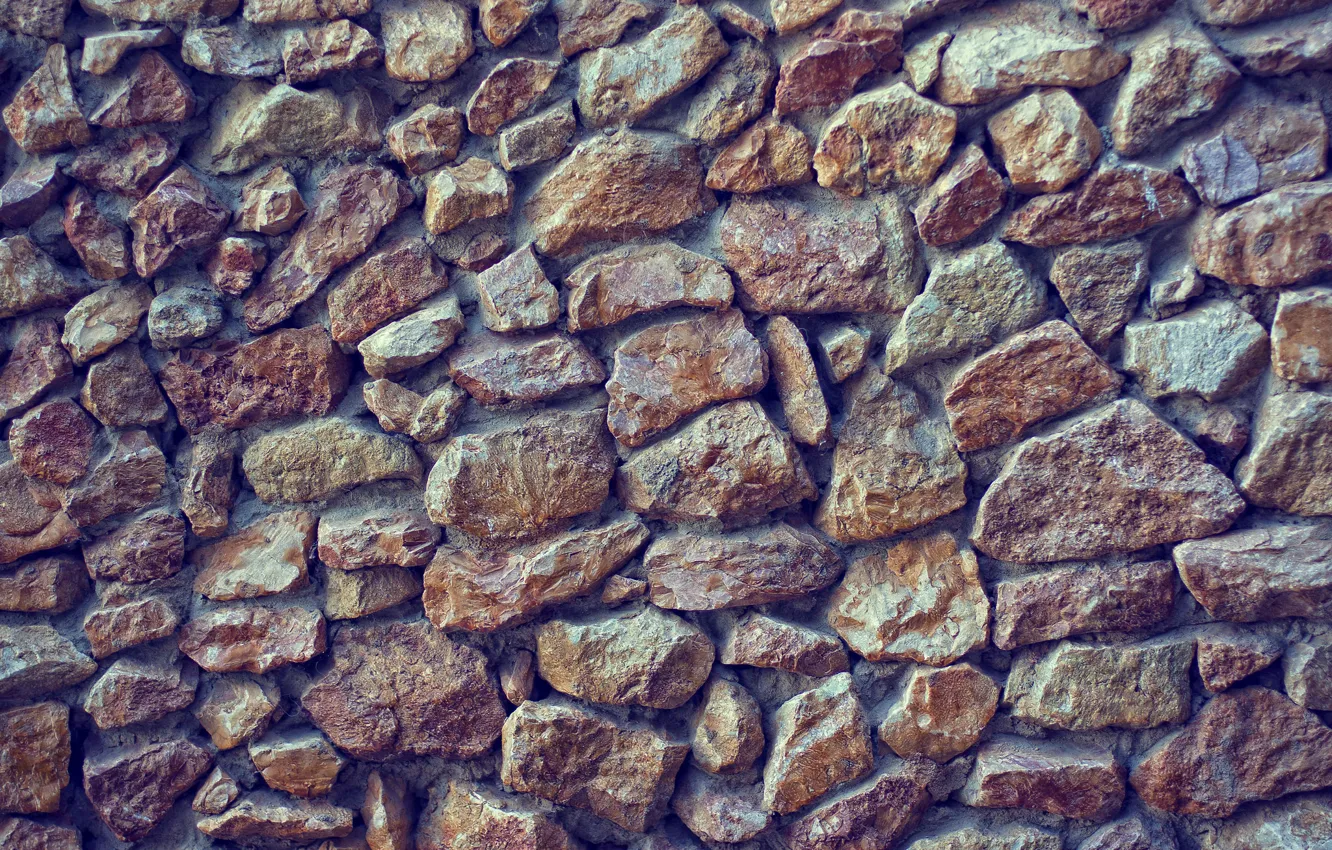 Фото обои камни, стена, текстура, булыжники