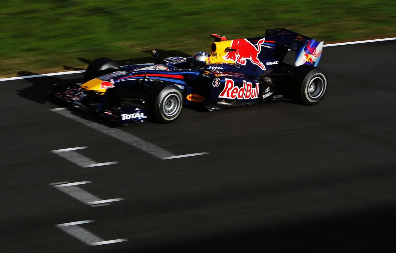 Фото обои Red Bull, Vettel, RB6