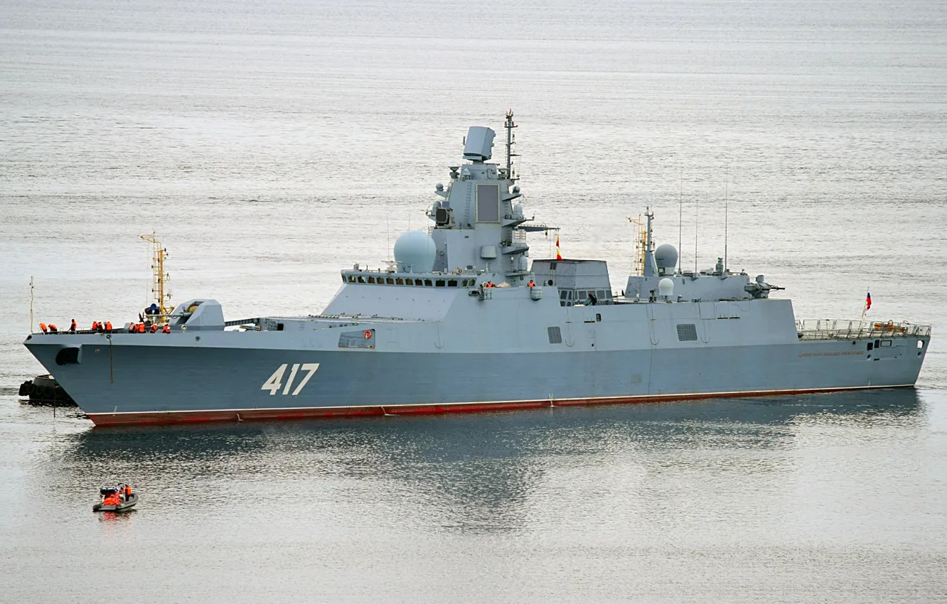 Фото обои корабль, фрегат, сторожевой, адмирал горшков