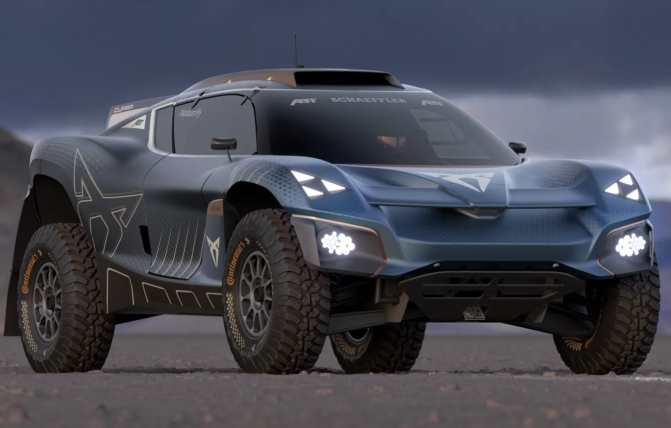 Фото обои Cupra, 2021, Cupra Tavascan Extreme E Concept, Racing SUV, Extreme E Championship
