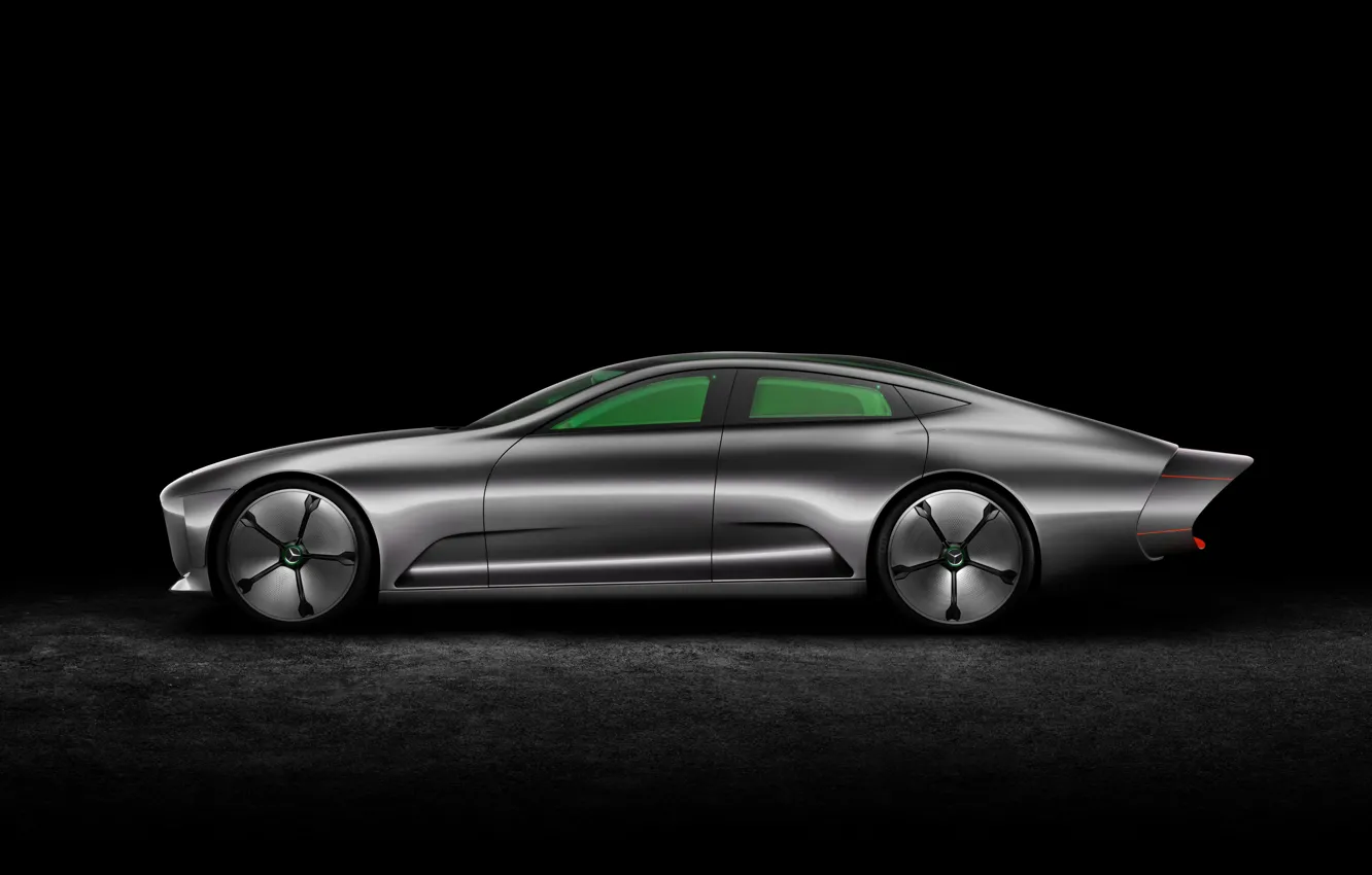 Фото обои Mercedes-Benz, вид сбоку, 2015, Intelligent Aerodynamic Automobile, Concept IAA