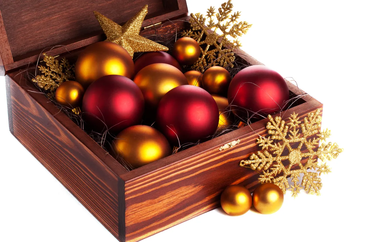 Фото обои шарики, украшения, праздник, Новый Год, Рождество, Christmas, balls, New Year