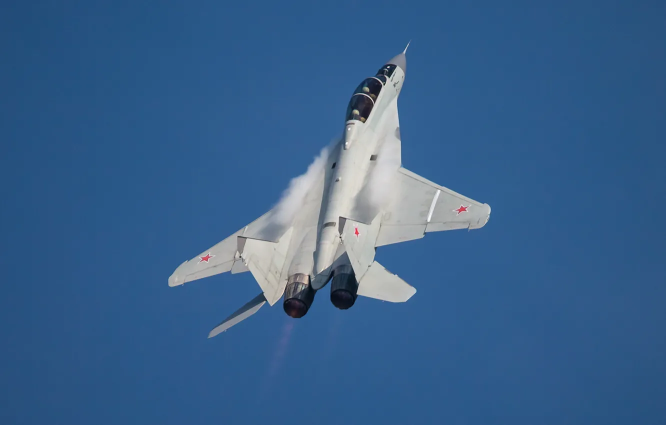 Фото обои Истребитель, MiG, МиГ, ВВС, России, МиГ-29М2, Микоян, МиГ-35Д